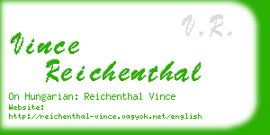 vince reichenthal business card